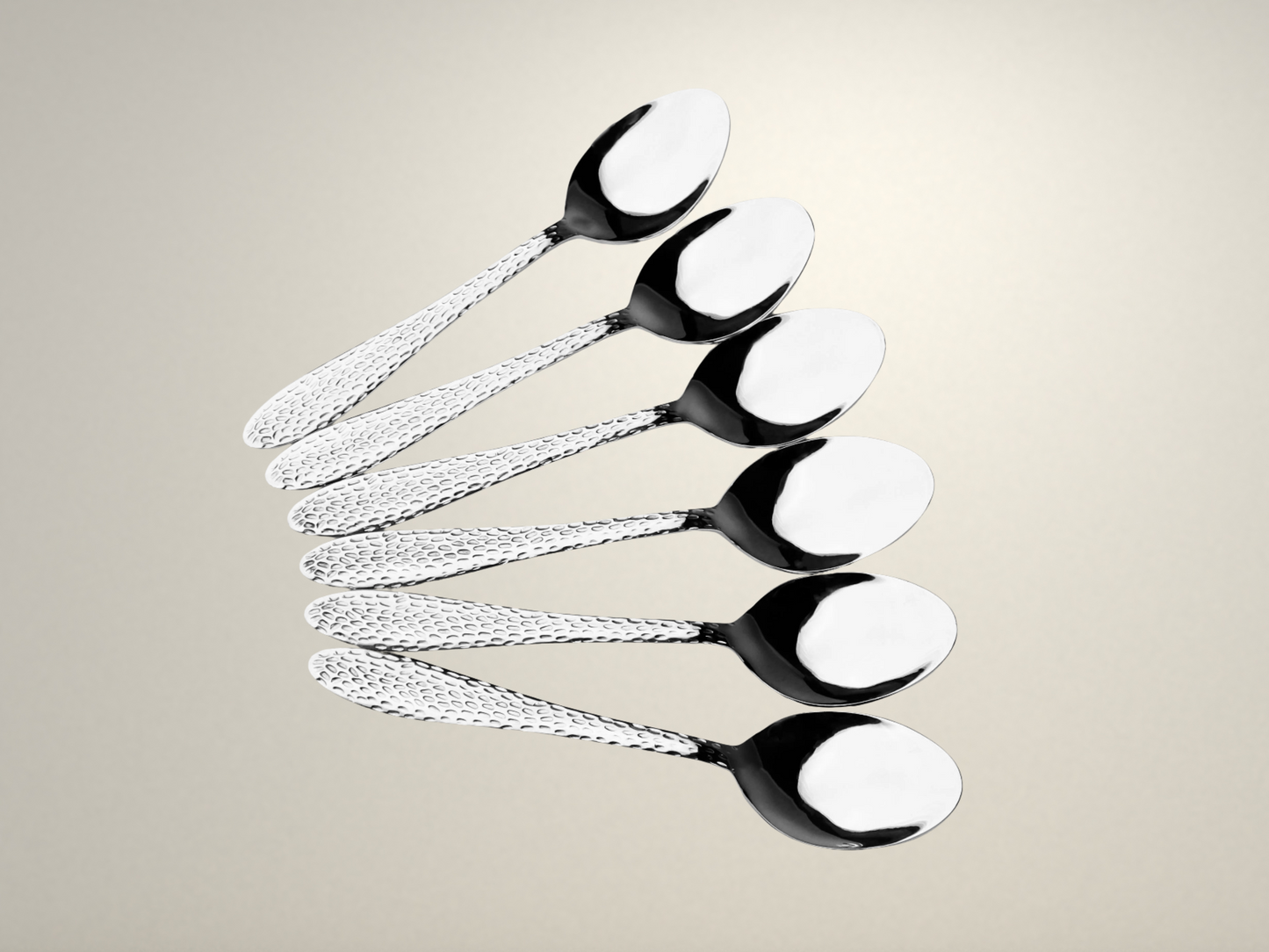 OllaLuxe 11 Gauge Premium Stainless Steel Cutlery Set – 34-Piece Heavy Gauge Hammer Finish