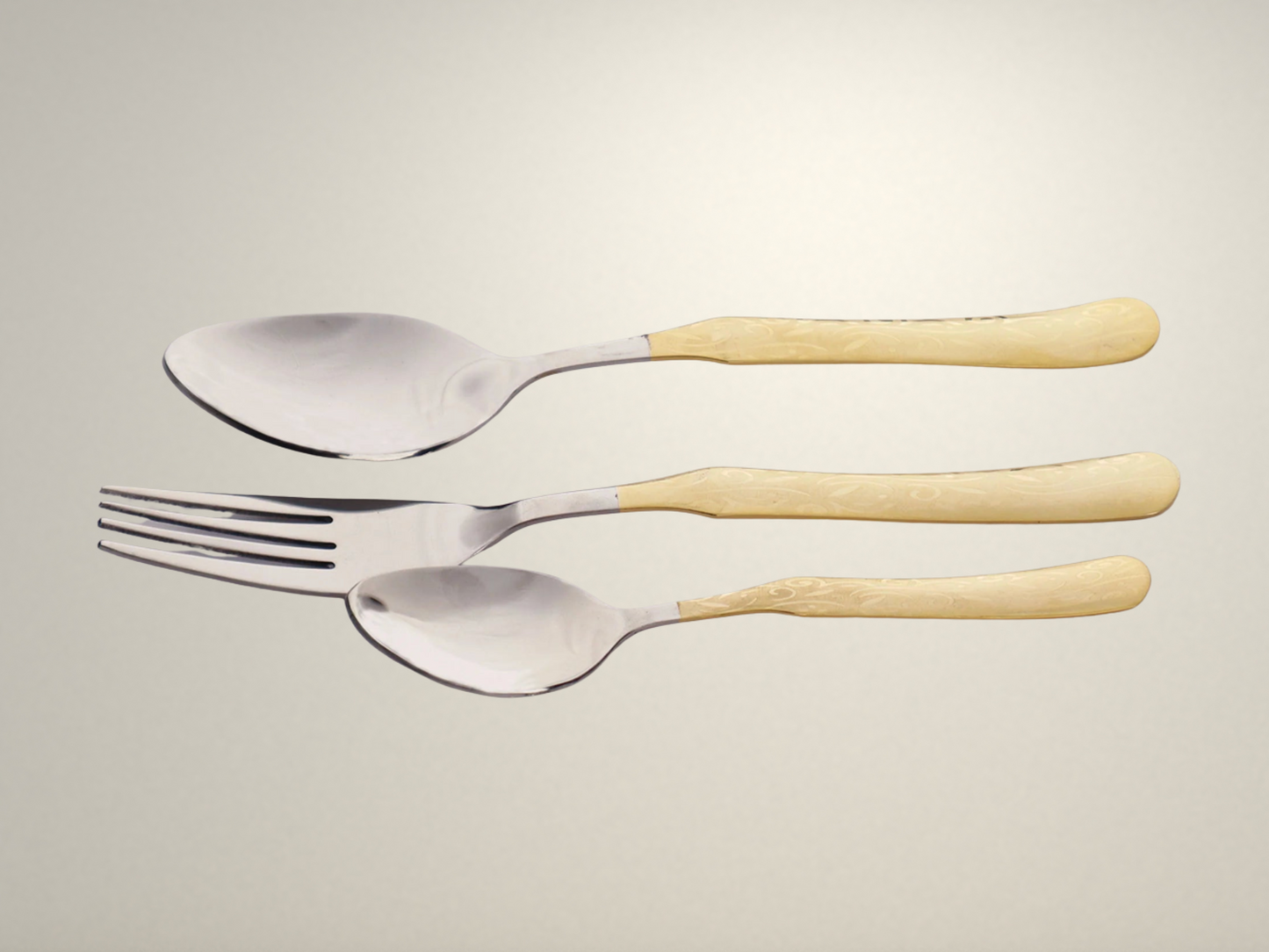 OllaLuxe 24 Karat Pure Gold Plated Stainless Steel 29-Piece Cutlery Set – Lifetime Plating Guarantee