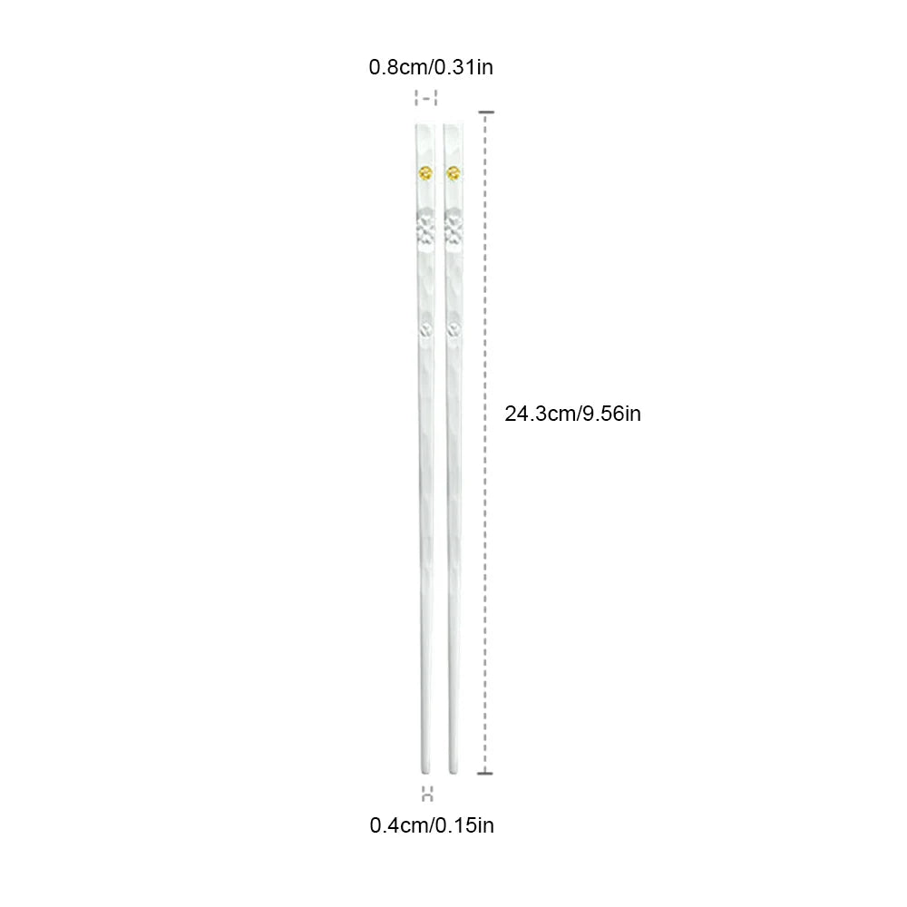 OllaLuxe Premium Reusable Chopsticks – Non-Slip, Eco-Friendly & Washable