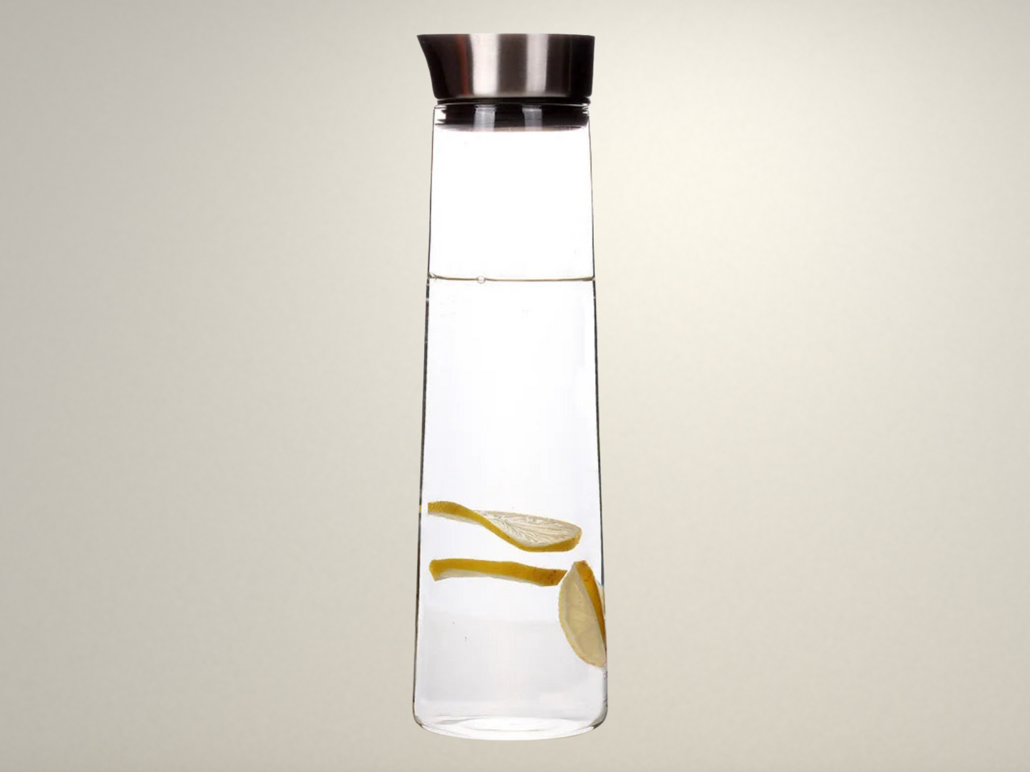 OllaLuxe Glass Carafe with Lid – Elegant Drink Pitcher for Water, Juice & Tea