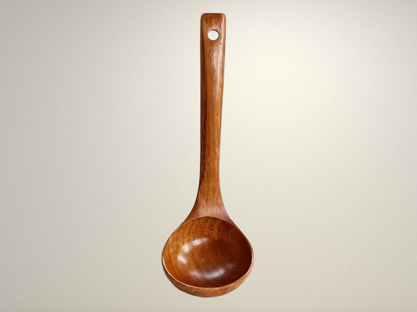 OllaLuxe Solid Wooden Cooking Spoon – Non-Stick, Anti-Scald Kitchen Essential