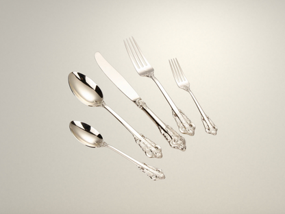 OllaLuxe Gold Plated Cutlery Set – Vintage Luxury Flatware for Elevated Dining