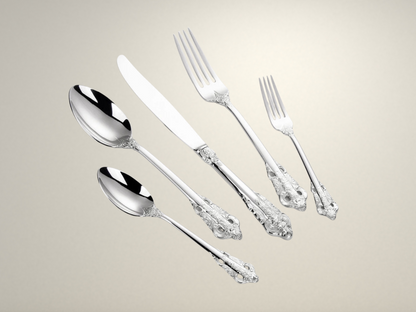 OllaLuxe Gold Plated Cutlery Set – Vintage Luxury Flatware for Elevated Dining