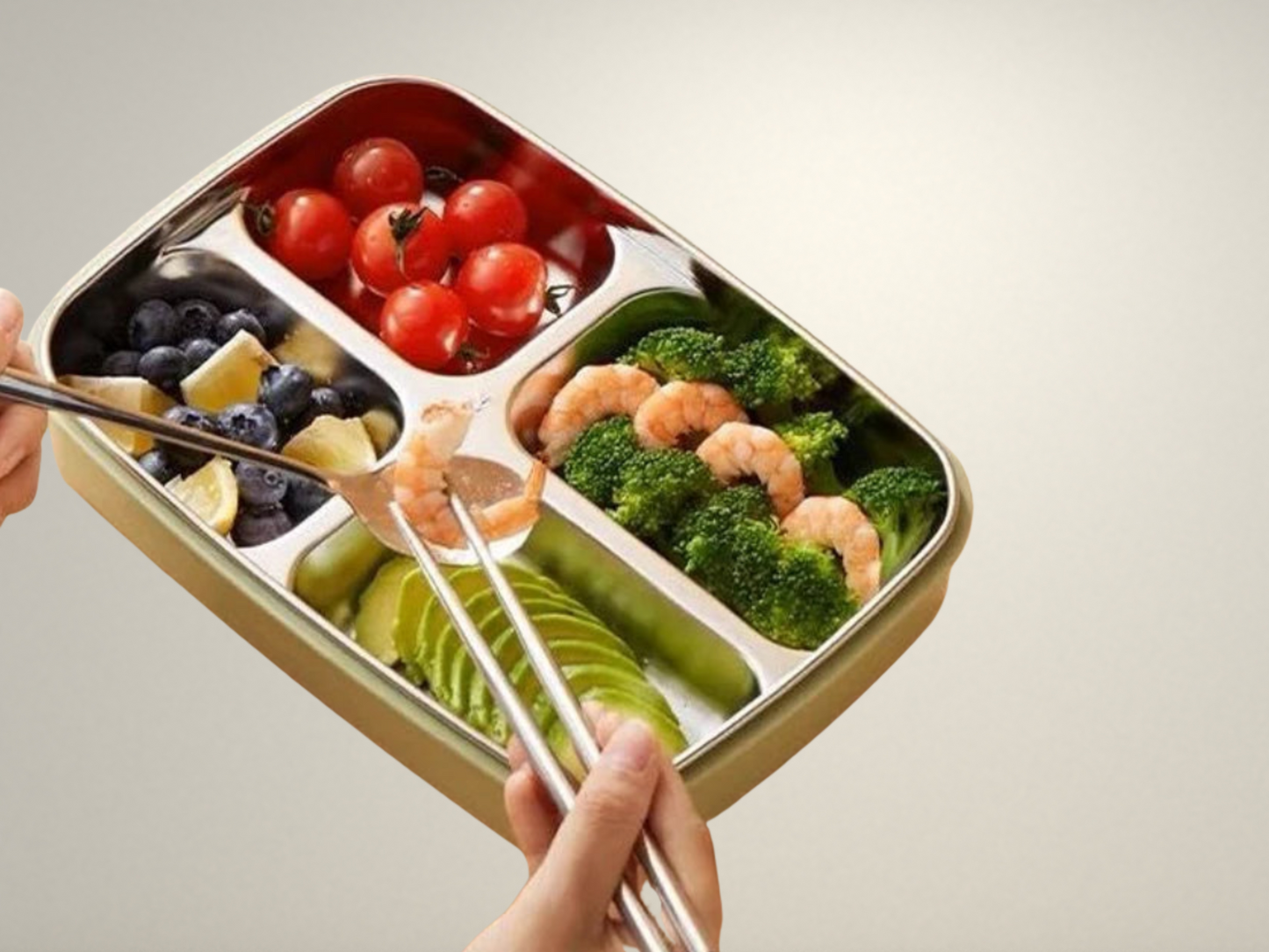OllaLuxe Portable Stainless Steel Cutlery Set with Travel Case